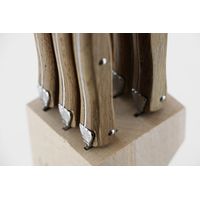 Bloc 6 couteaux a steak laguiole chene - Visuel 3